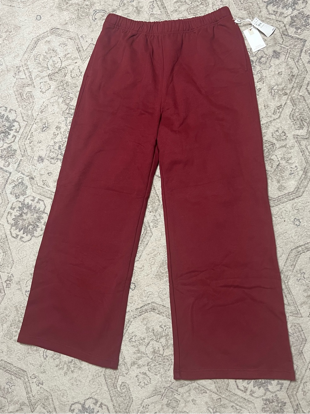 Good American Palazzo Wide Leg Sweatpants GS0336 601